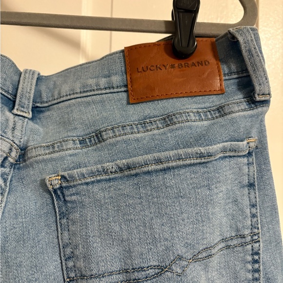 Lucky Brand Low Rise Flared Distressed Jeans - Picture 7 of 7